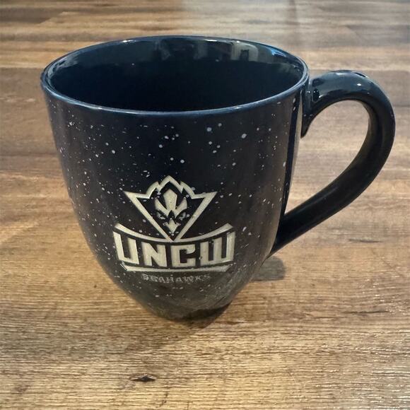 UNCW North Carolina Wilmington Seahawks 16 oz Speckled Embossed Coffee Mug - Picture 1 of 6
